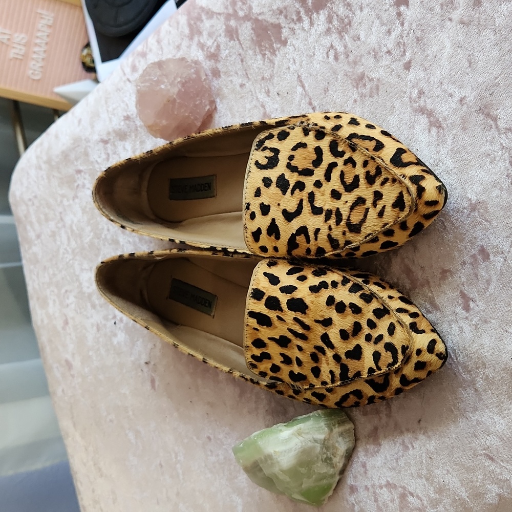 Steve Madden Leopard Flats